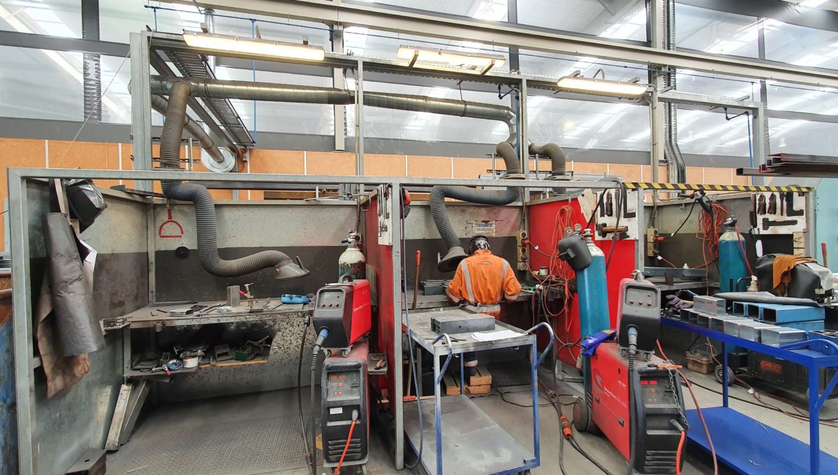 nederman welding fume extraction system due for upgrading